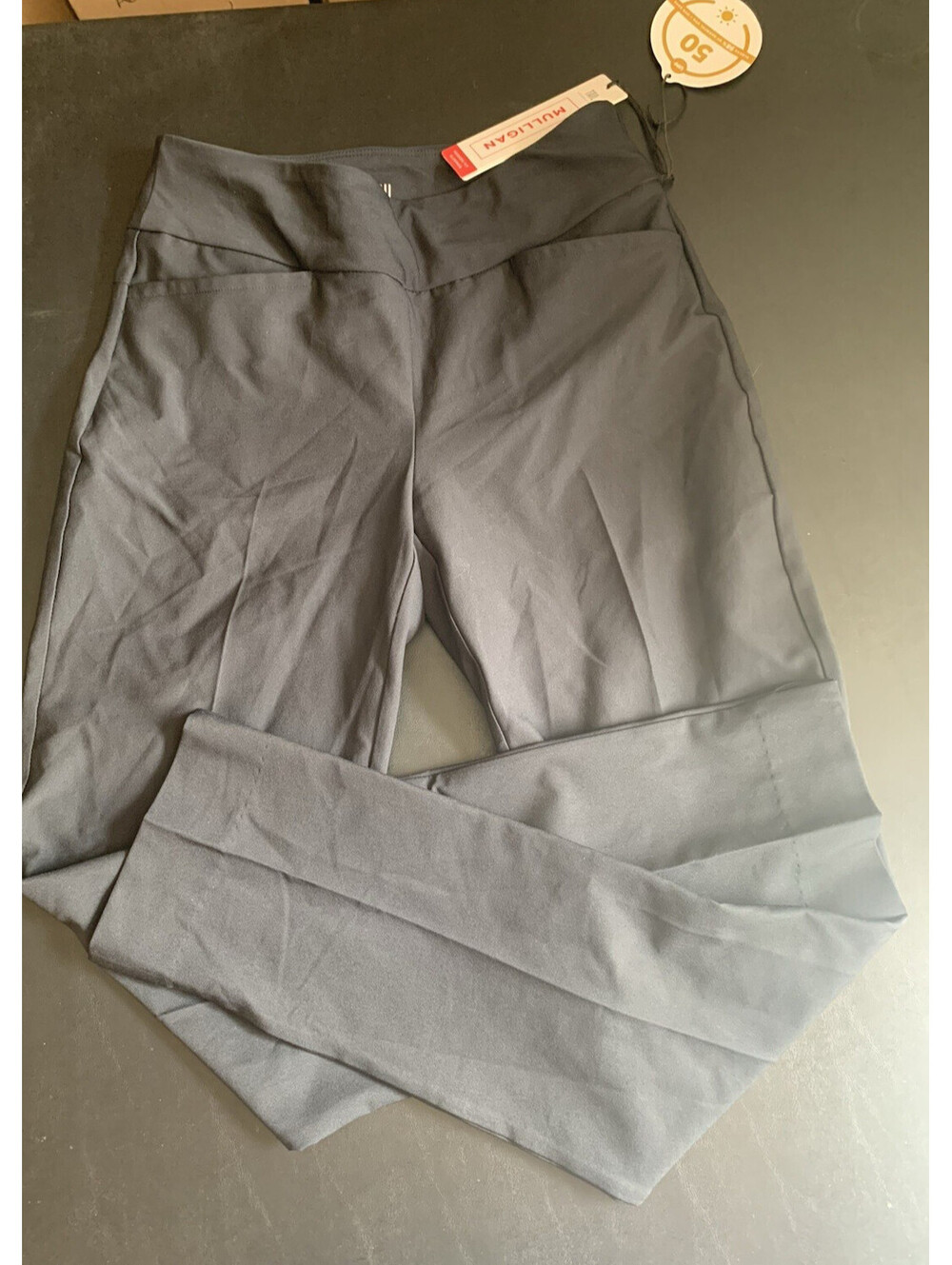 Tail Womens Mulligan Full Pant Onyx Modern Fit Slimming Sz 4 NWT 50 UPF